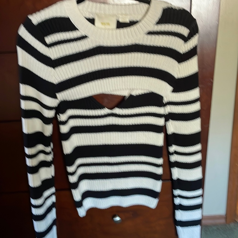 Maeve Ribbed Sweater with tank